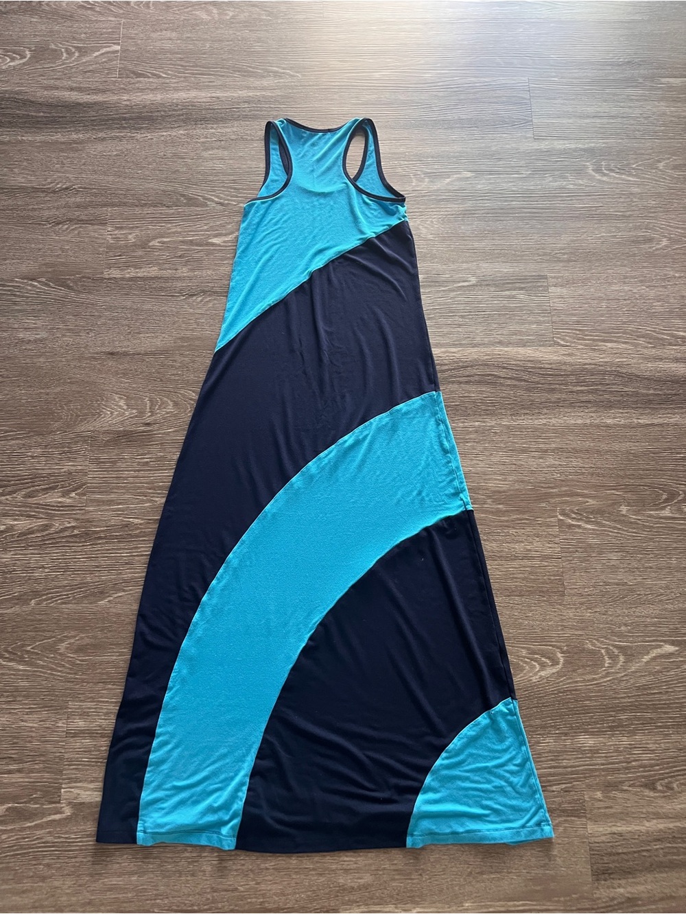 Anatomie Blue & Navy Colorblock Racerback Maxi Dress - Picture 3 of 5